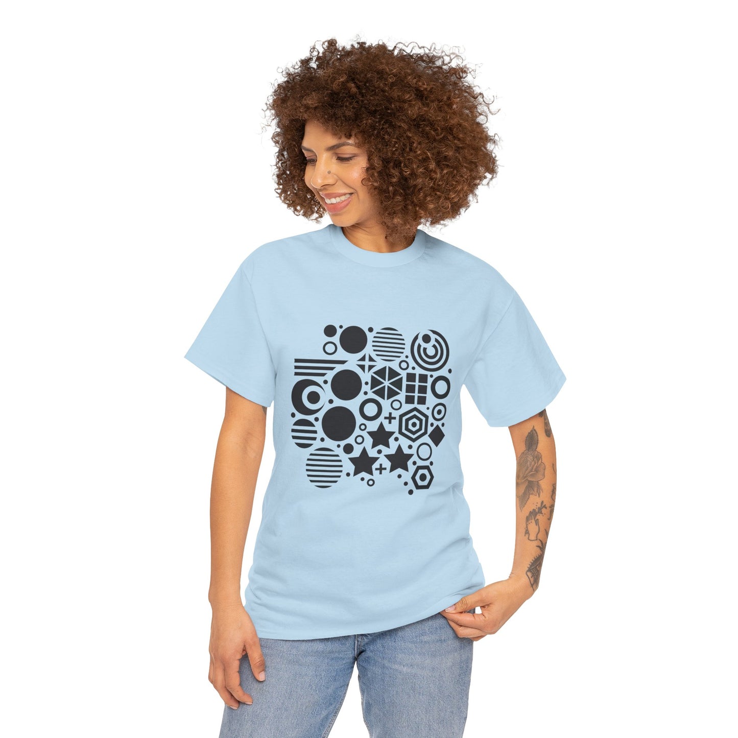 Geometry & Giggles High Contrast Tee