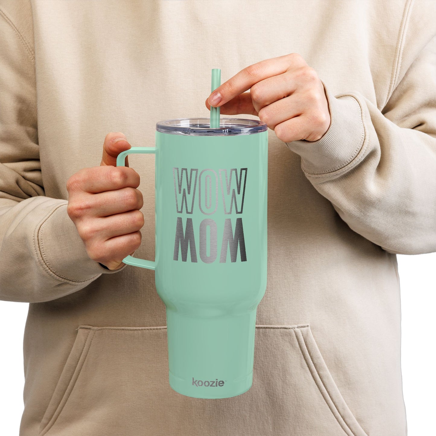 WOW MOM Tumbler, 40oz (Engraved)