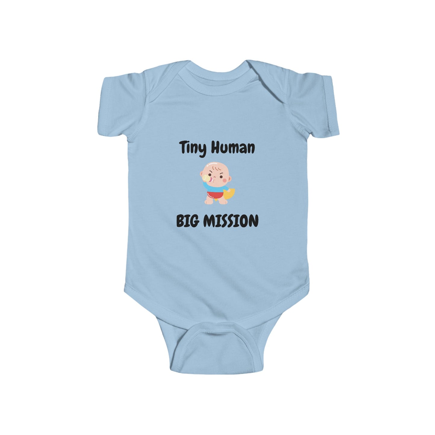 Tiny Human Big Mission Baby One-piece
