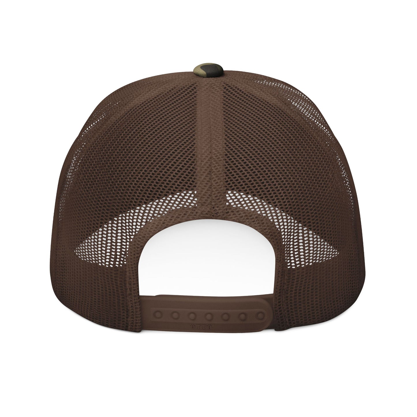 Peekaboo Camo Trucker Hat | Embroidered