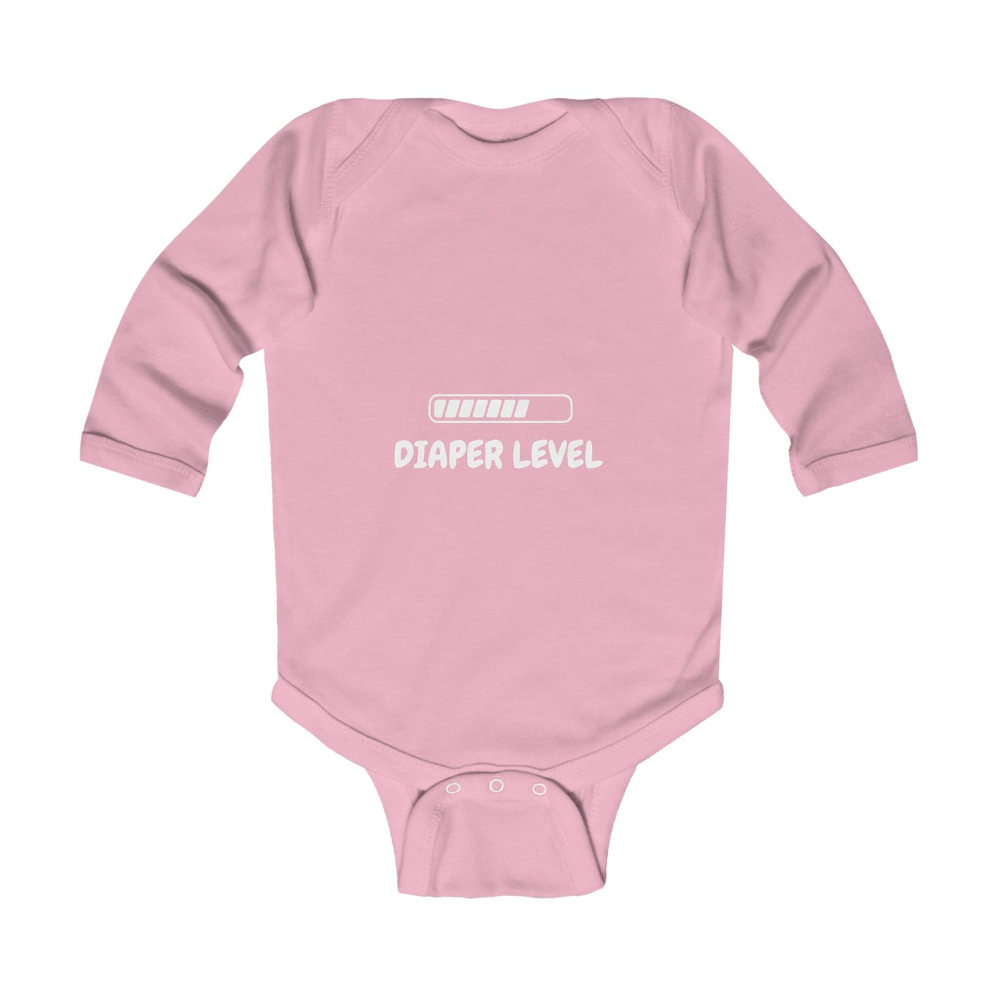Diaper Level Baby Long Sleeve One-piece