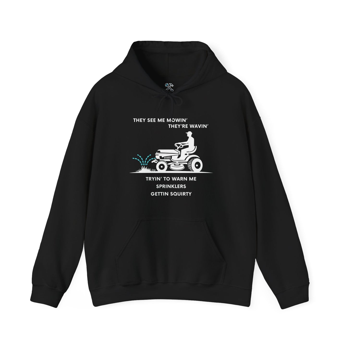 Mow Dad Mow Problems Hoodie