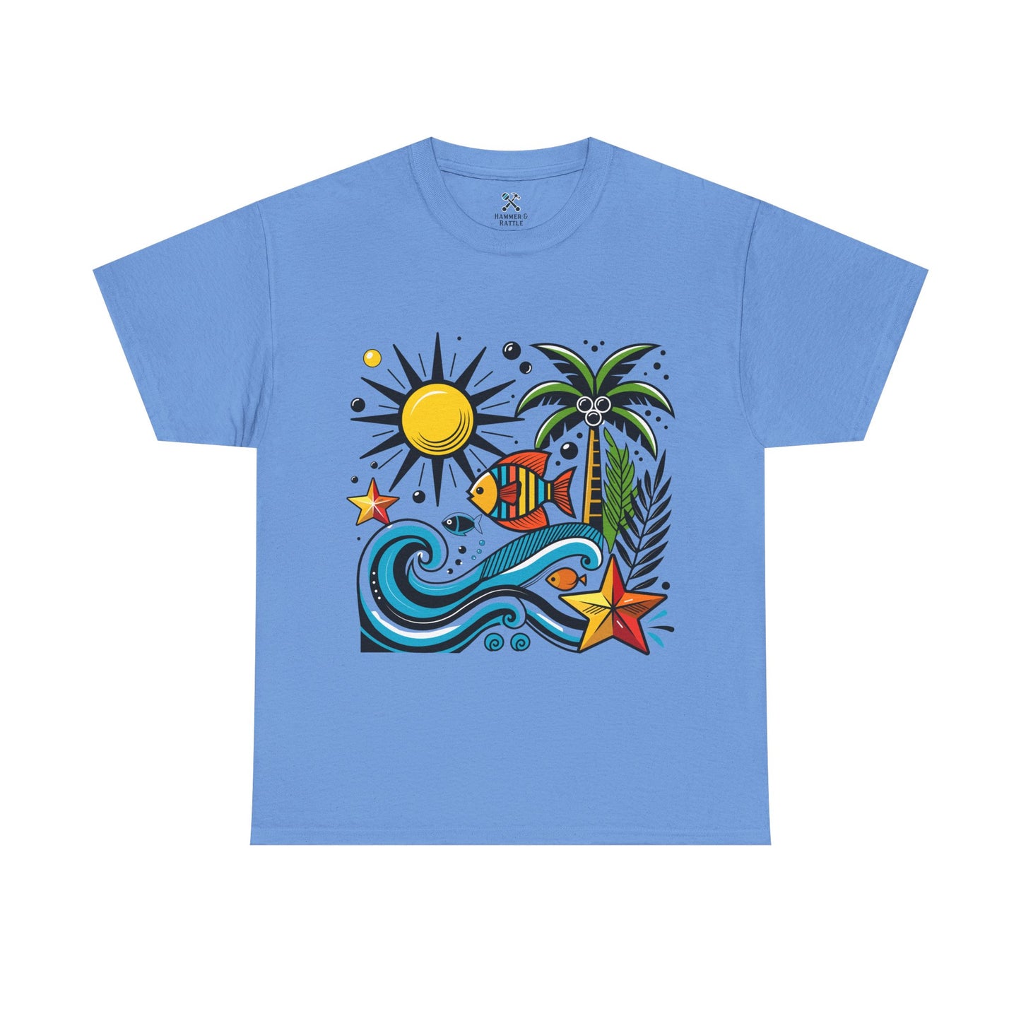 Paradise in Pattern High Contrast Tee
