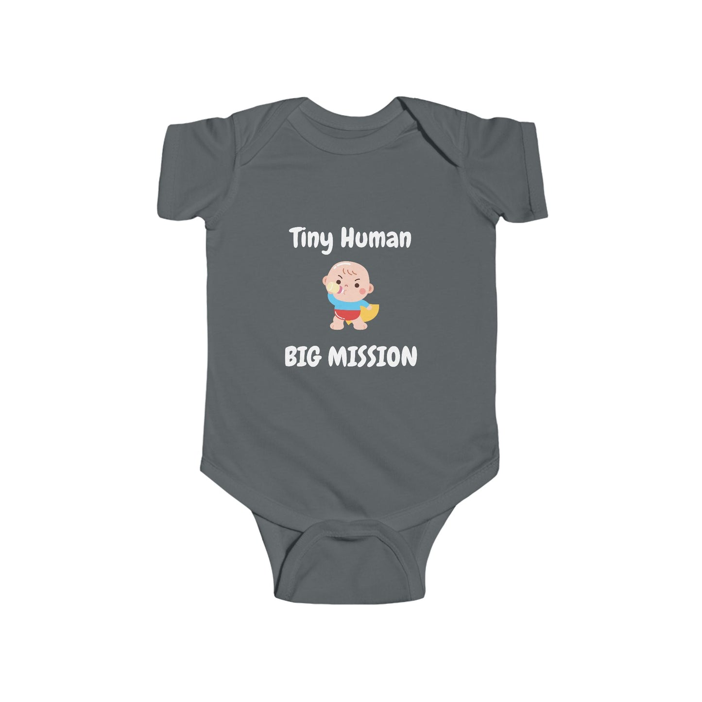 Tiny Human Big Mission Baby One-piece