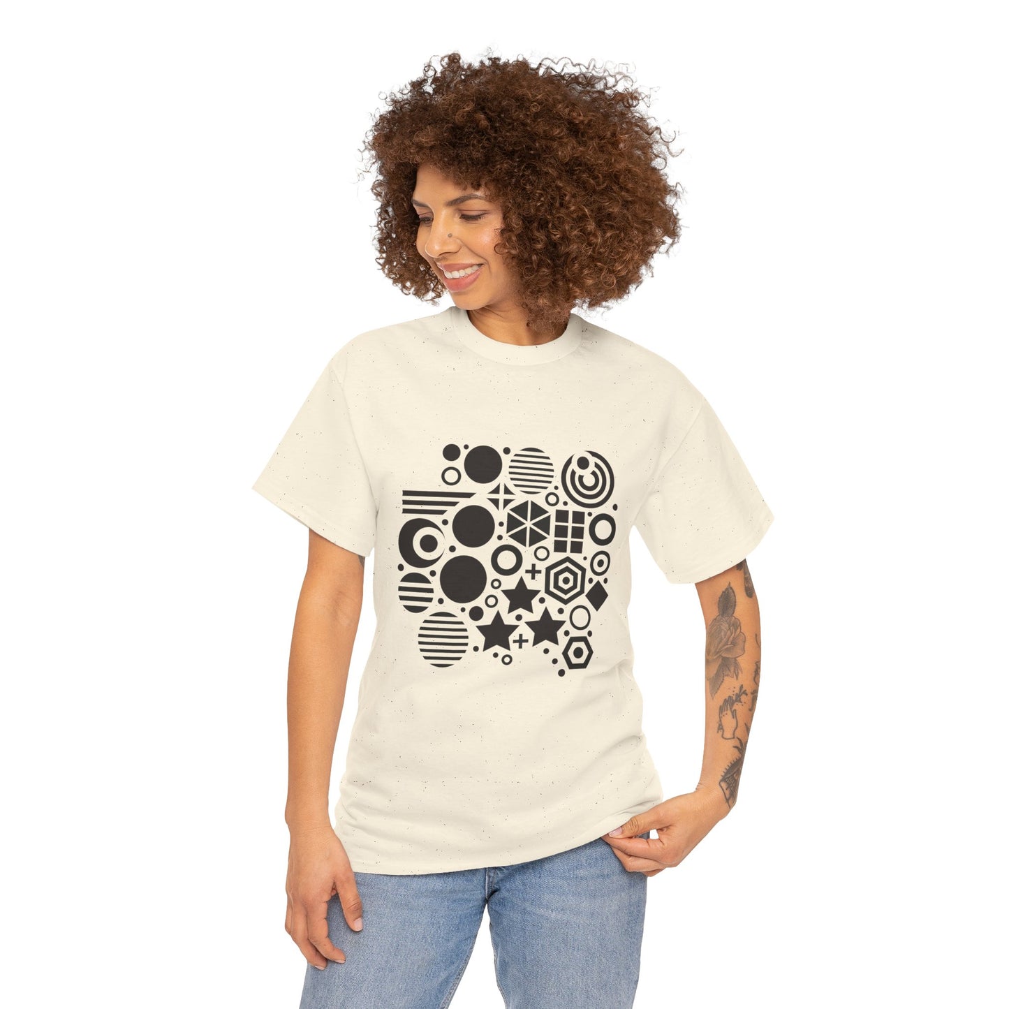Geometry & Giggles High Contrast Tee