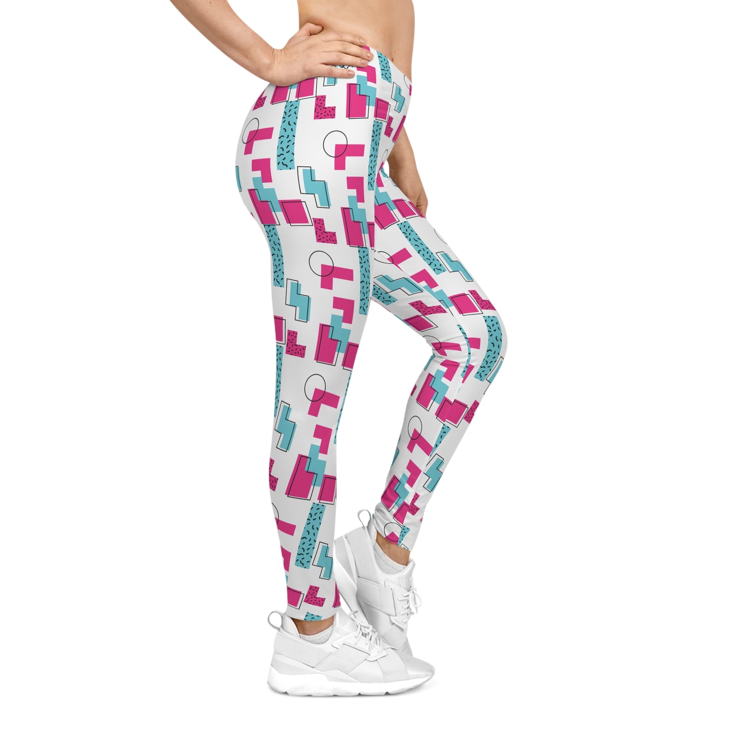 Retro Mom Glow Casual Leggings