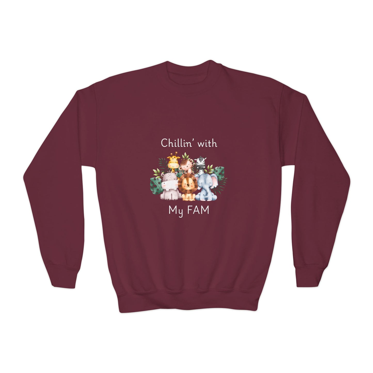 Chillin with My Fam Youth Sweatshirt