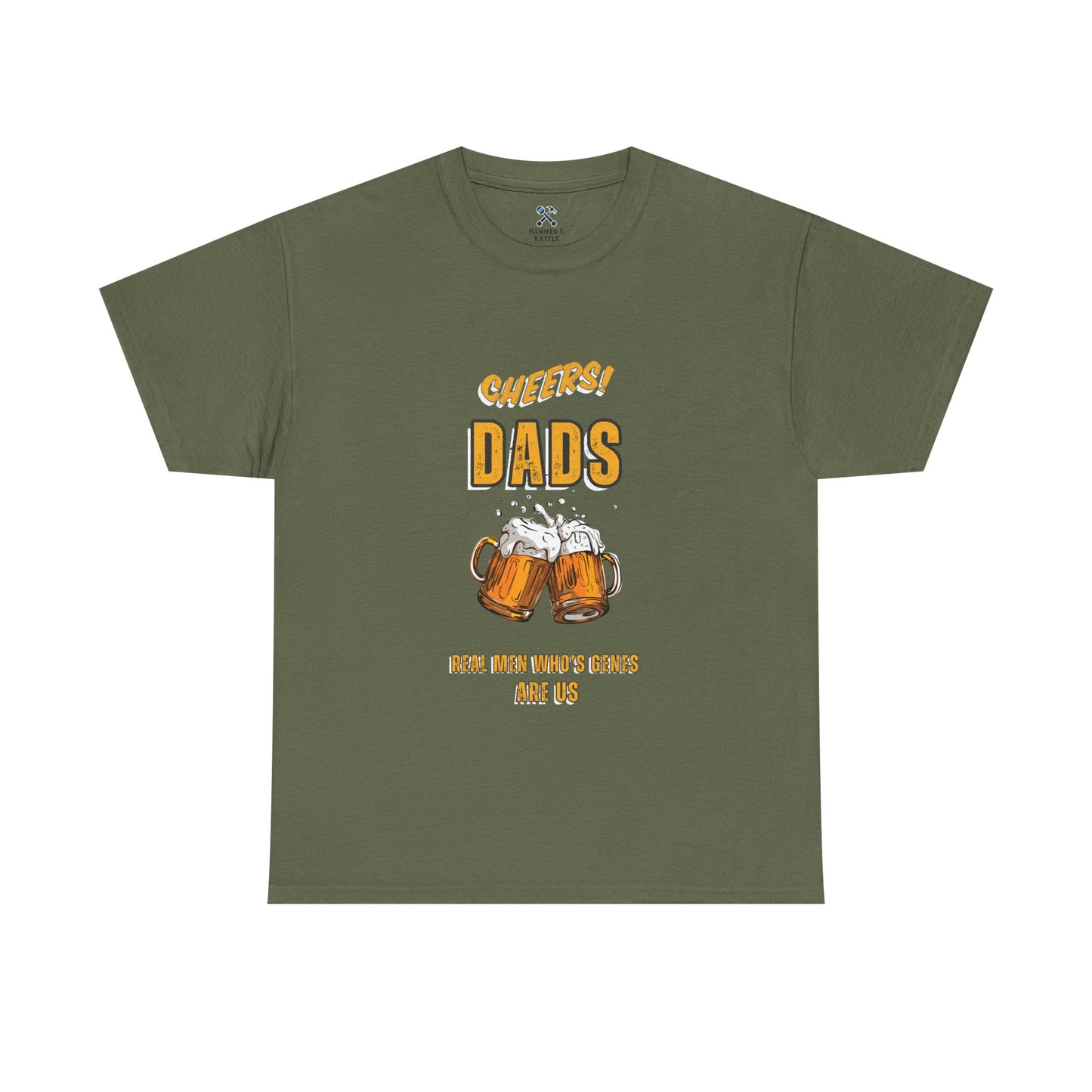 Cheers Dad Real Men Whose Genes Are Us Tee