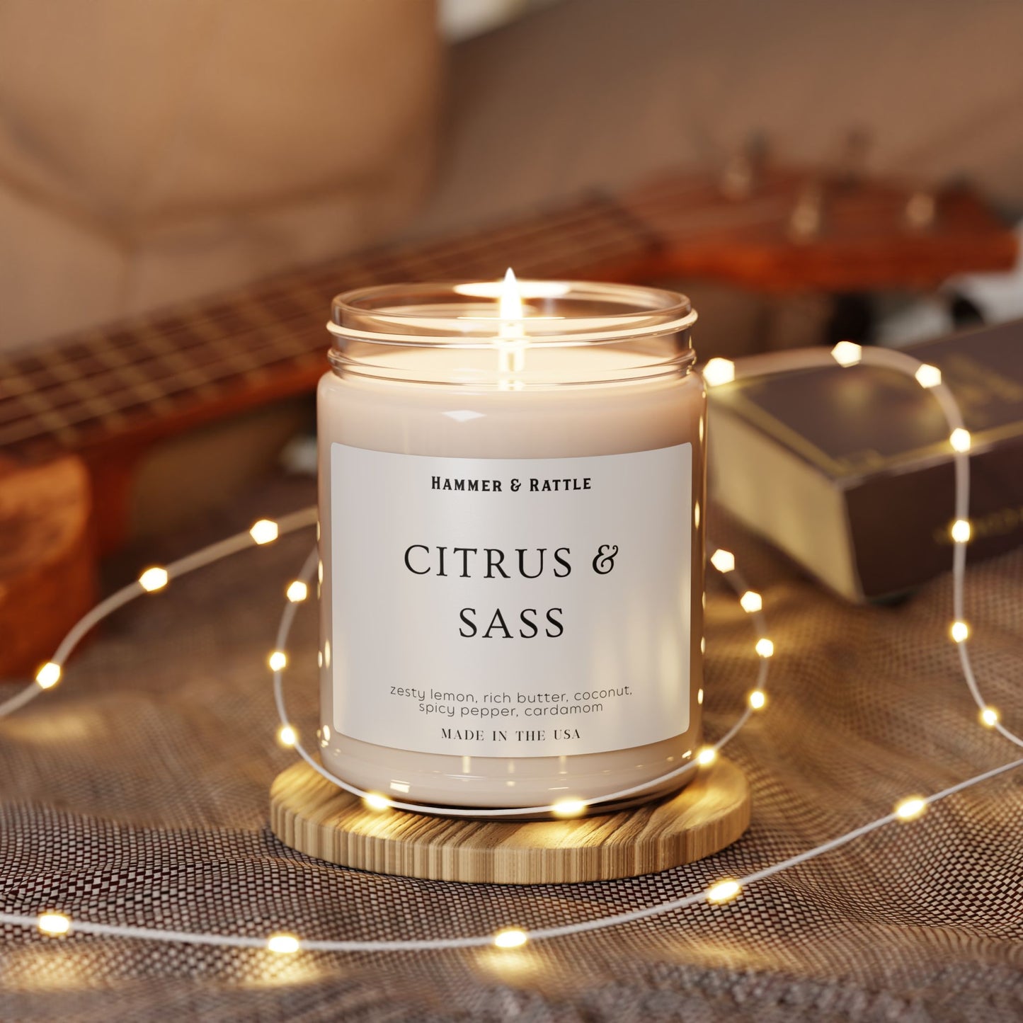 Citrus & Sass Soy Candle, 9oz