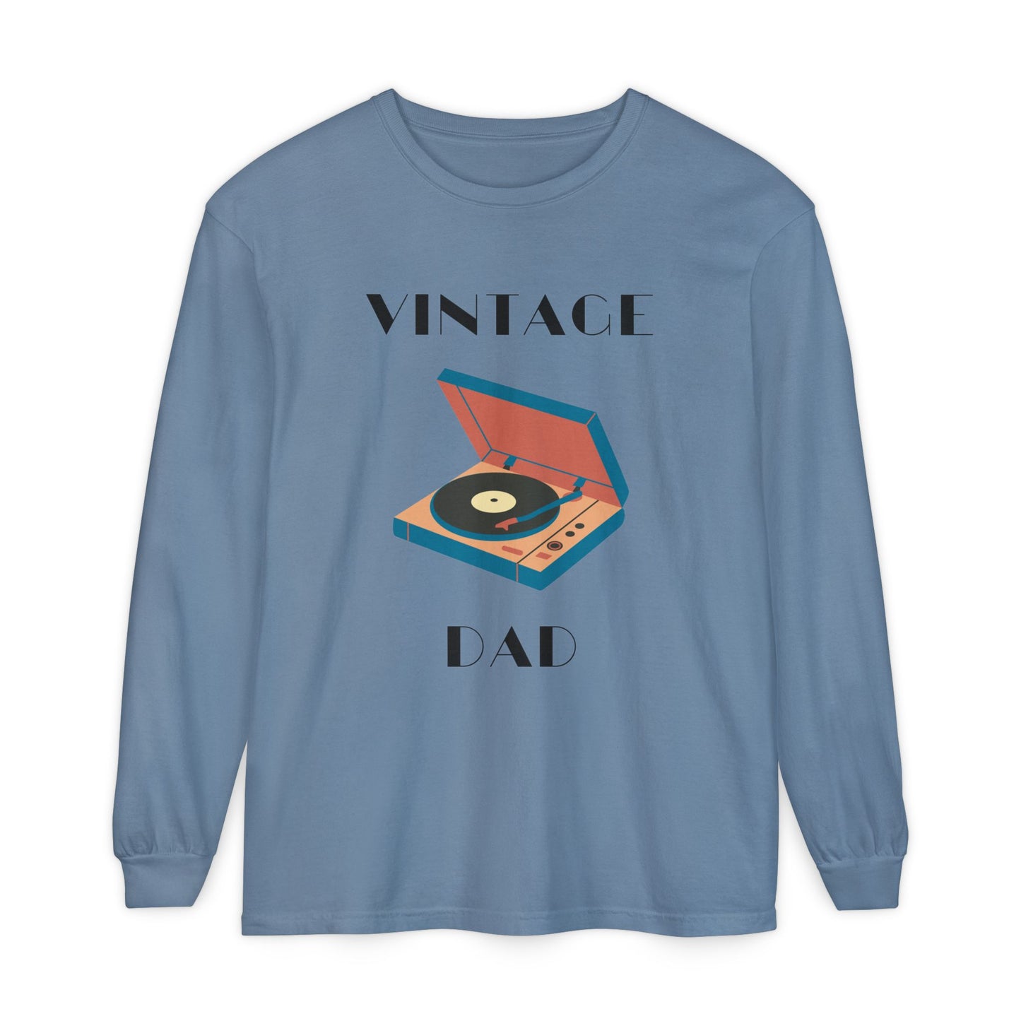 Vintage Dad Long Sleeve Tee Blue Jean Long-sleeve
