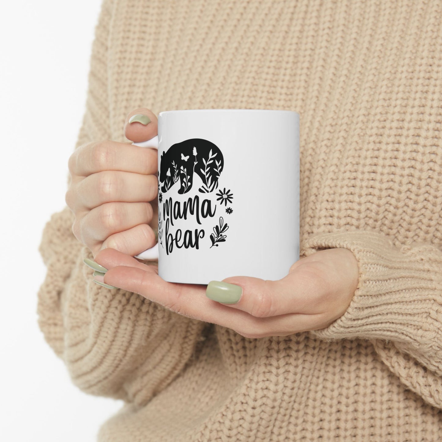 Mama Bear Ceramic Mug, (11oz, 15oz)