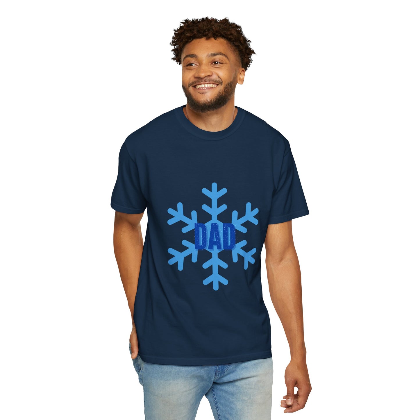 Cool Dad Snowed In Tee True Navy T-Shirt