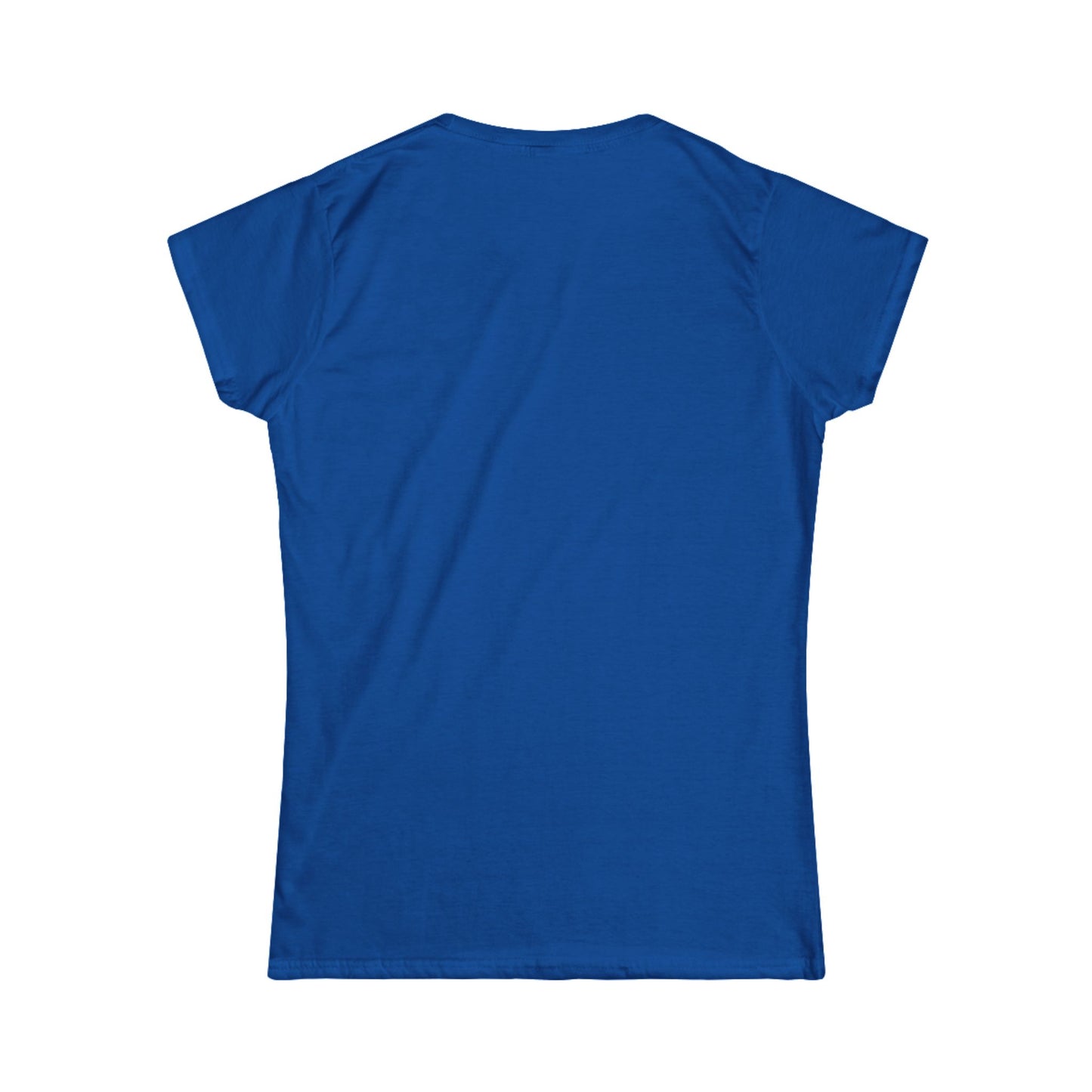 Mom Life Fitted Tee Royal T-Shirt