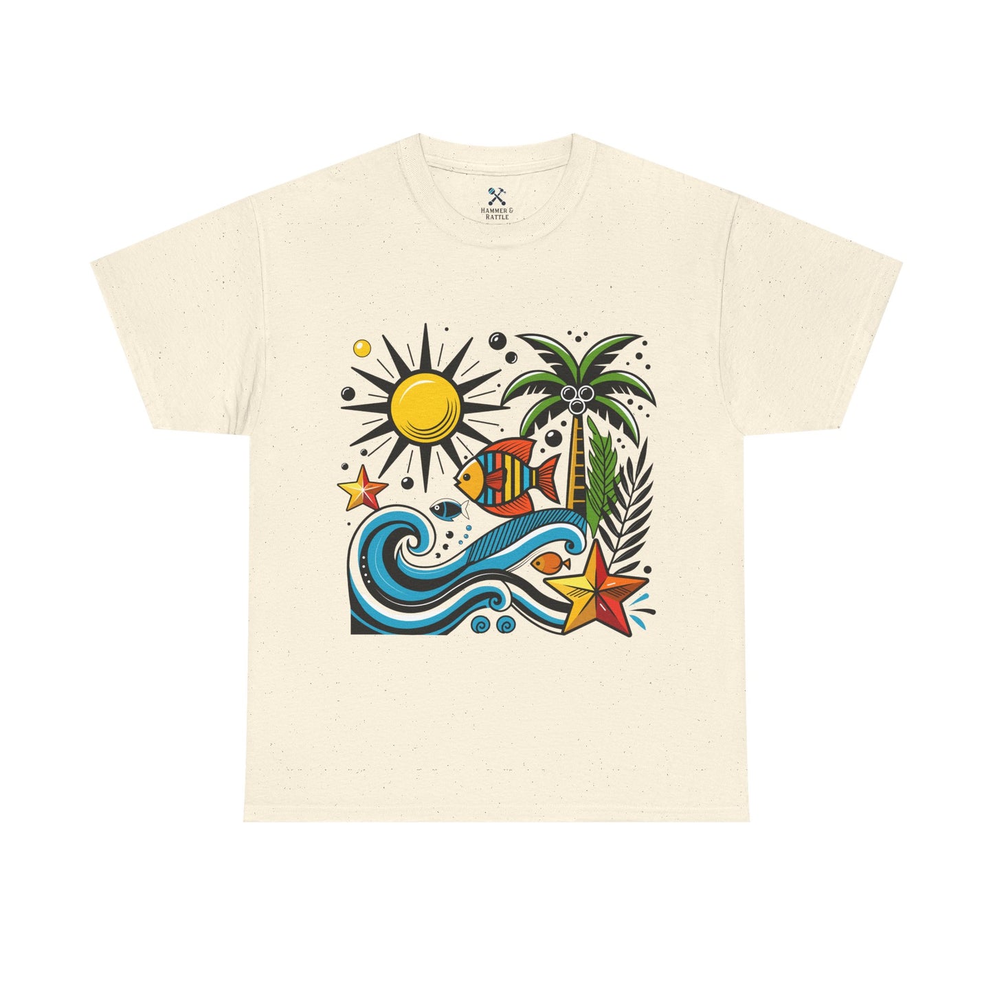 Paradise in Pattern High Contrast Tee