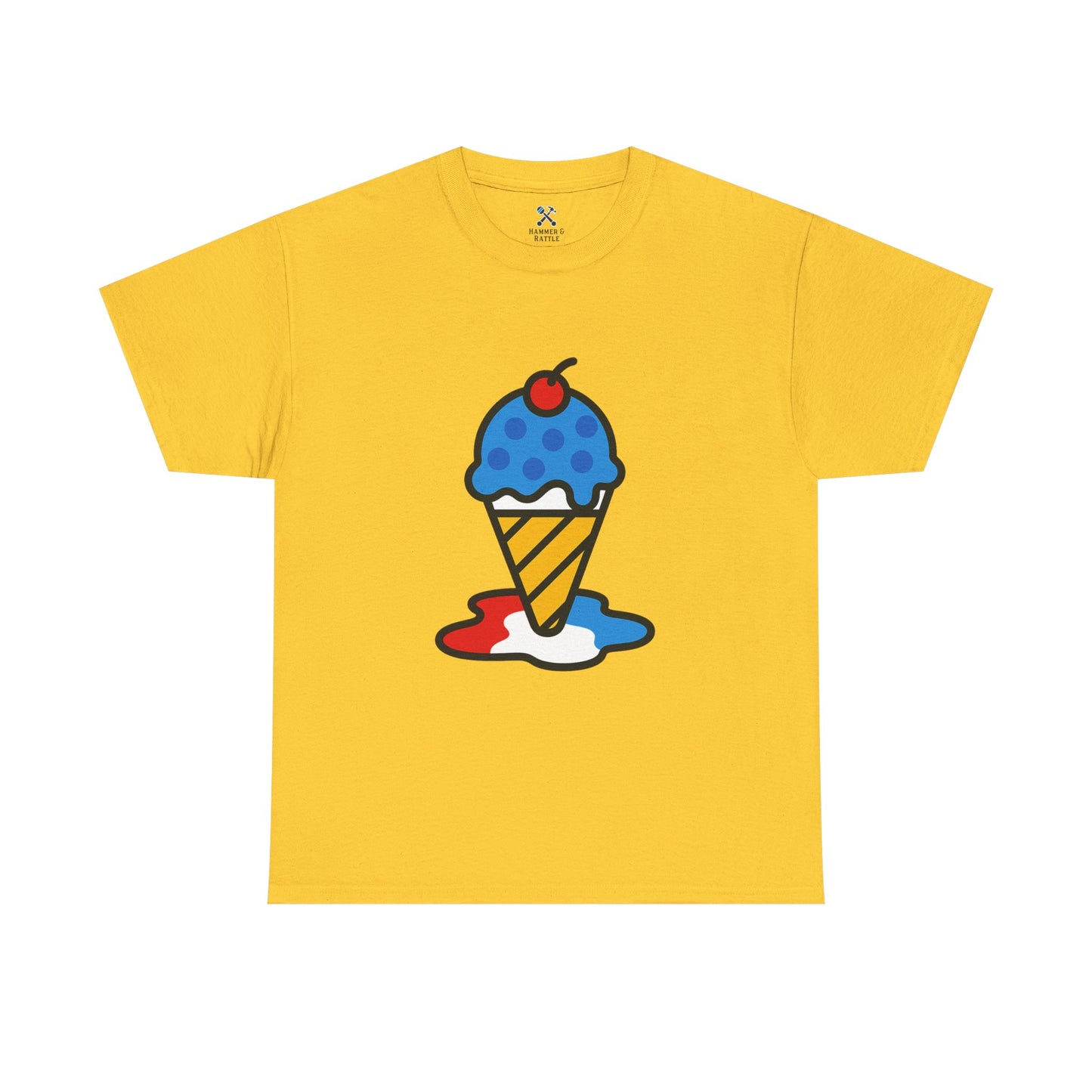 Red, White & Cool High Contrast Tee