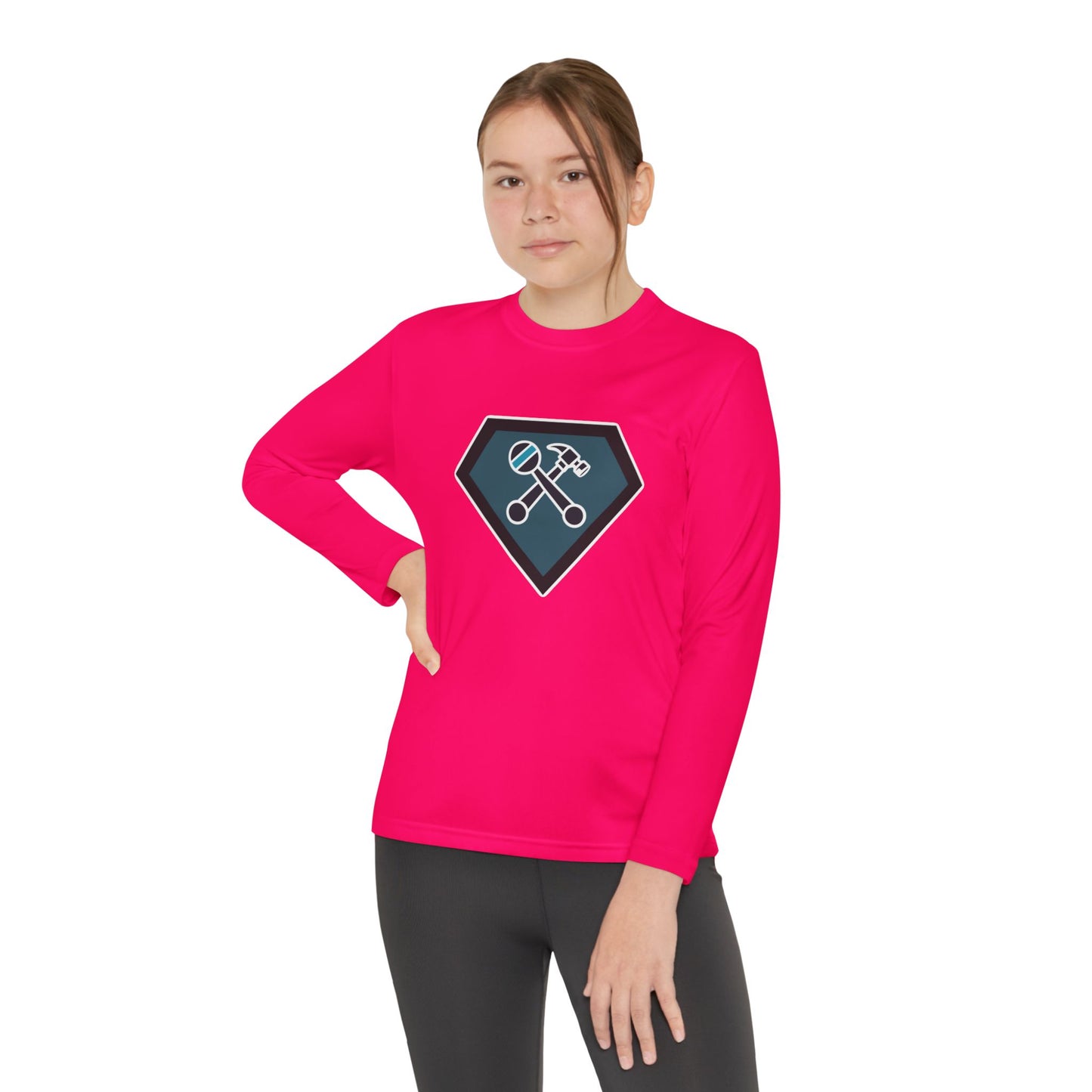 Super Kid Youth Long Sleeve Competitor Tee