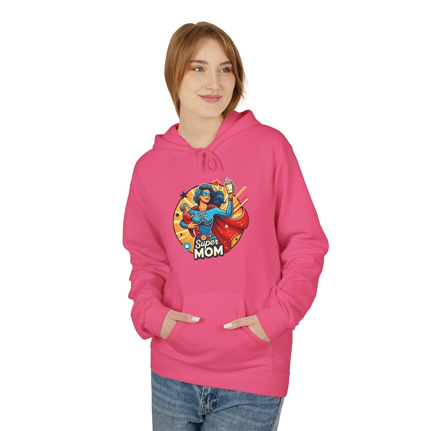 Mom of Steel Fleece Hoodie