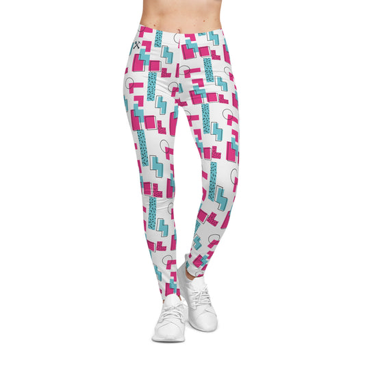 Retro Mom Glow Casual Leggings