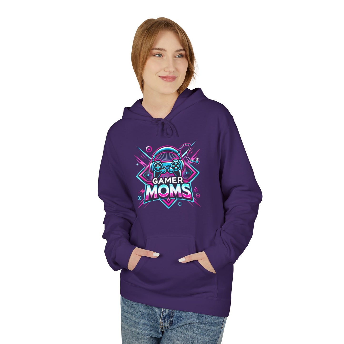Gamer Mom Unisex Midweight Softstyle Fleece Hoodie