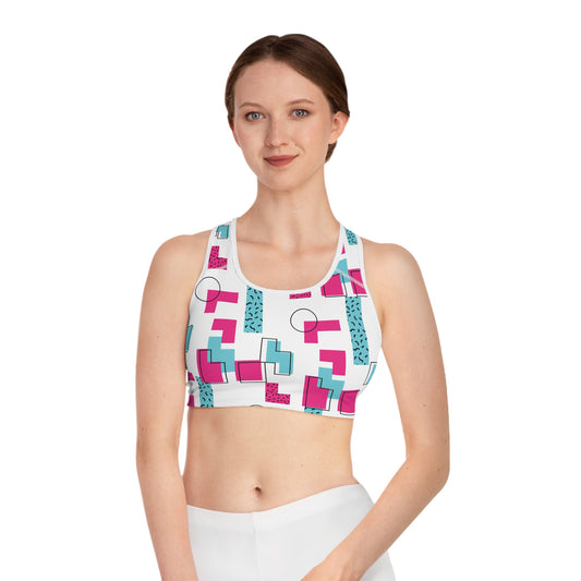 Retro Mom Glow Sports Bra on Mom