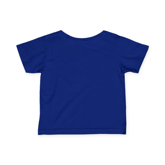 Little Sister Arriving Soon Infant Tee Royal Kids clothes
