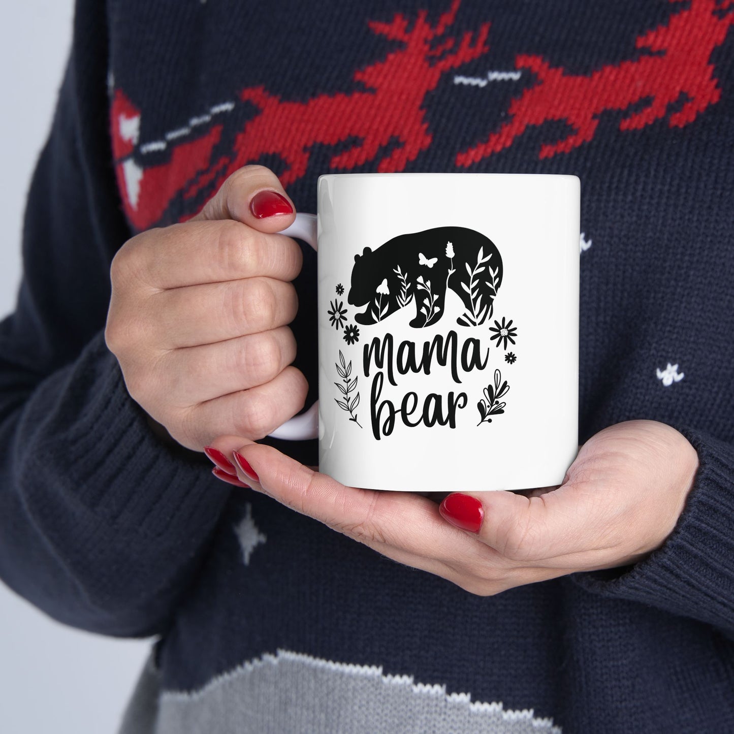 Mama Bear Ceramic Mug, (11oz, 15oz)