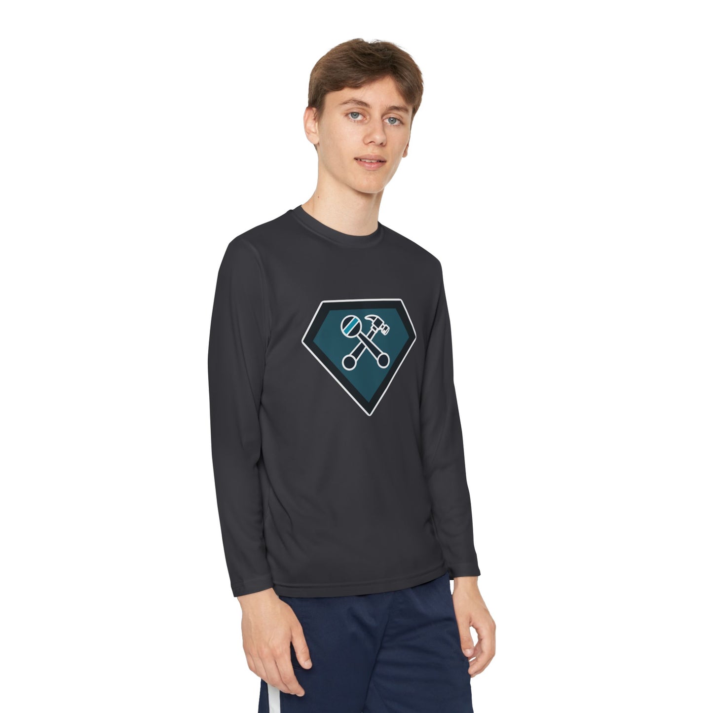 Super Kid Youth Long Sleeve Competitor Tee