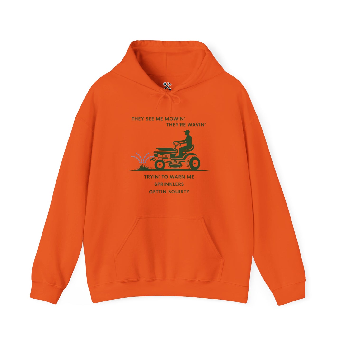 Mow Dad Mow Problems Hoodie