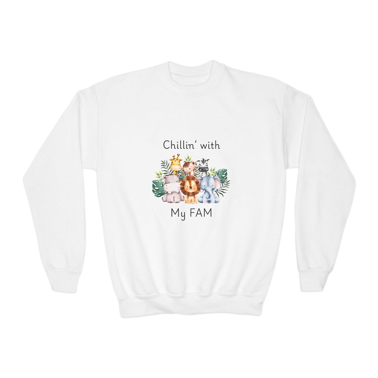 Chillin with My Fam Youth Sweatshirt
