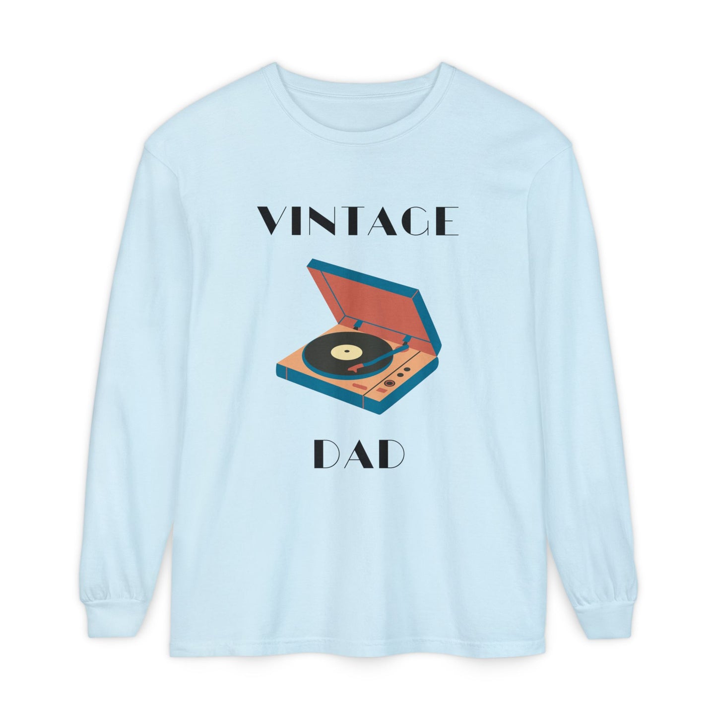 Vintage Dad Long Sleeve Tee Chambray Long-sleeve