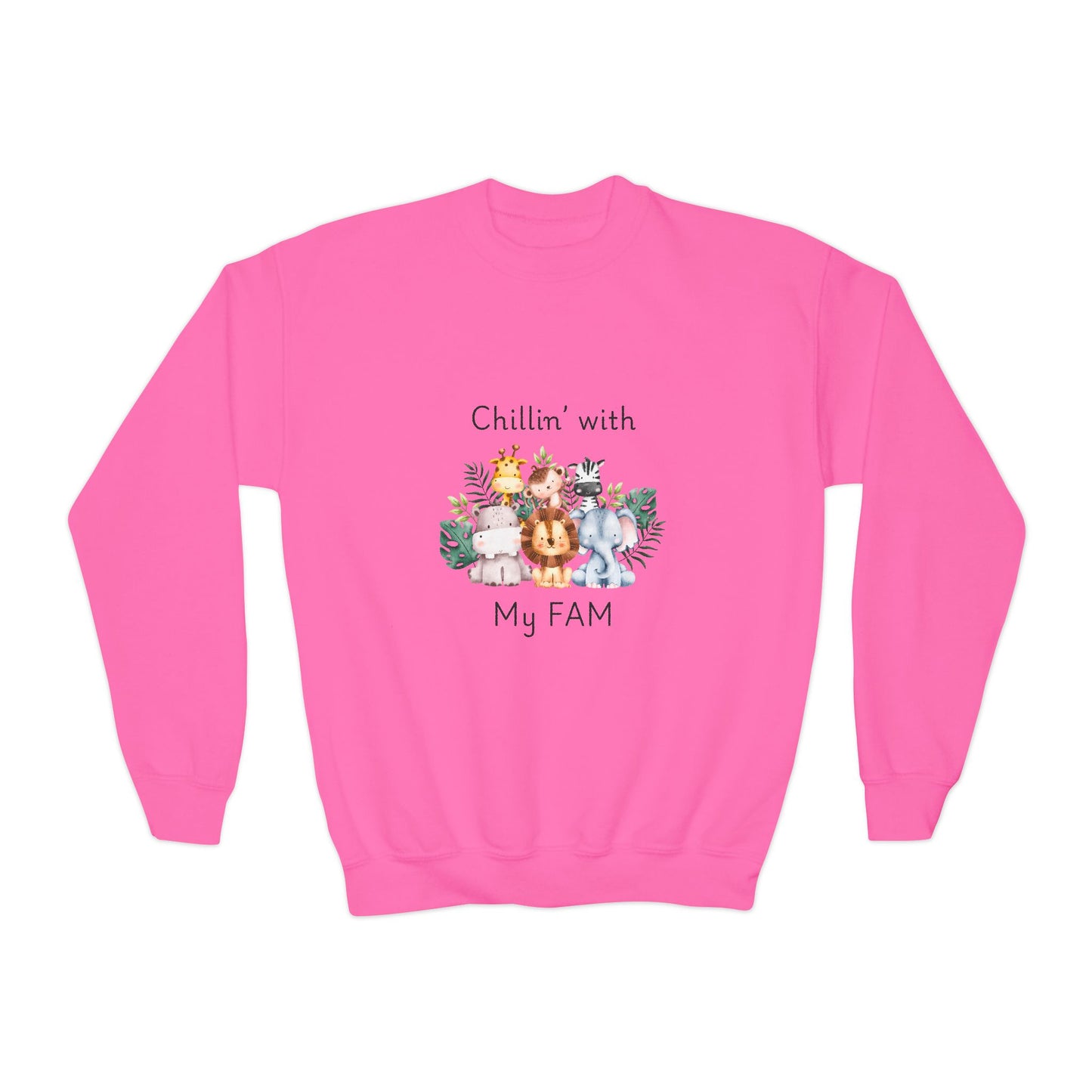 Chillin with My Fam Youth Sweatshirt