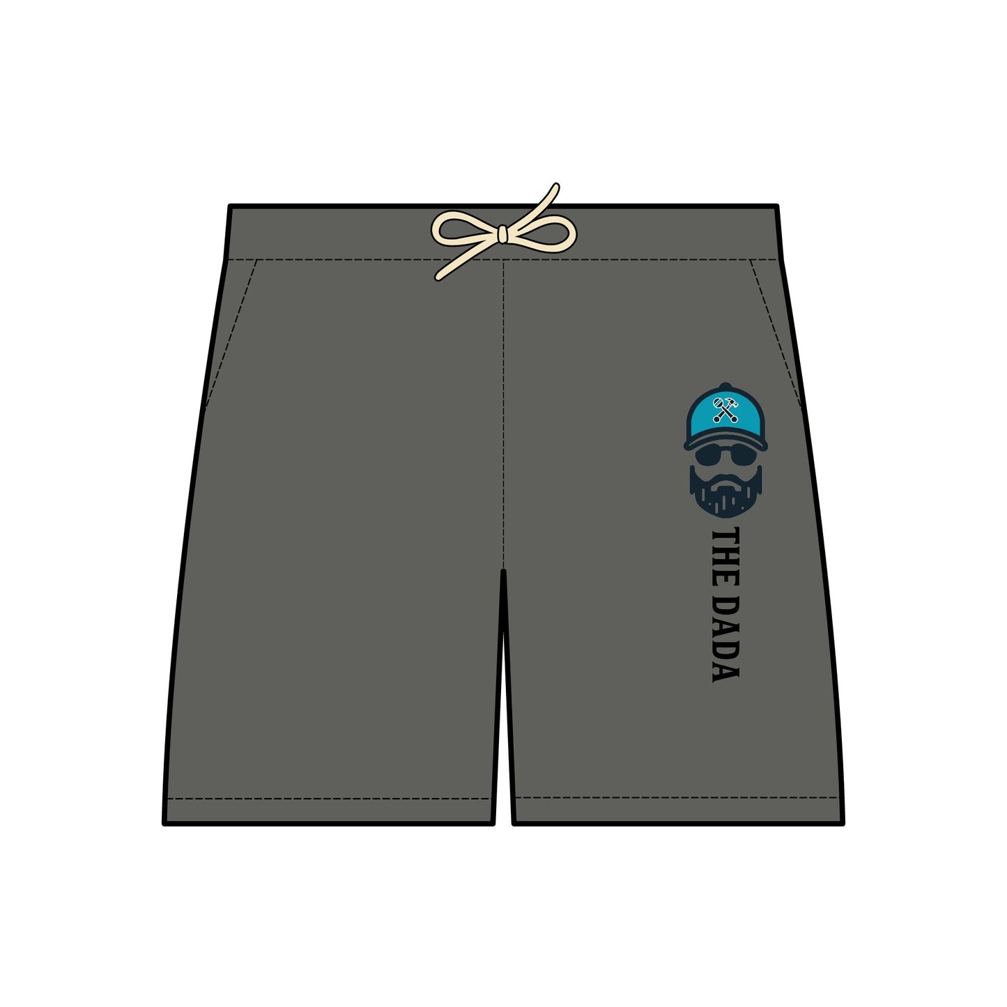 The Dada Light Fleece Shorts Pepper Trousers