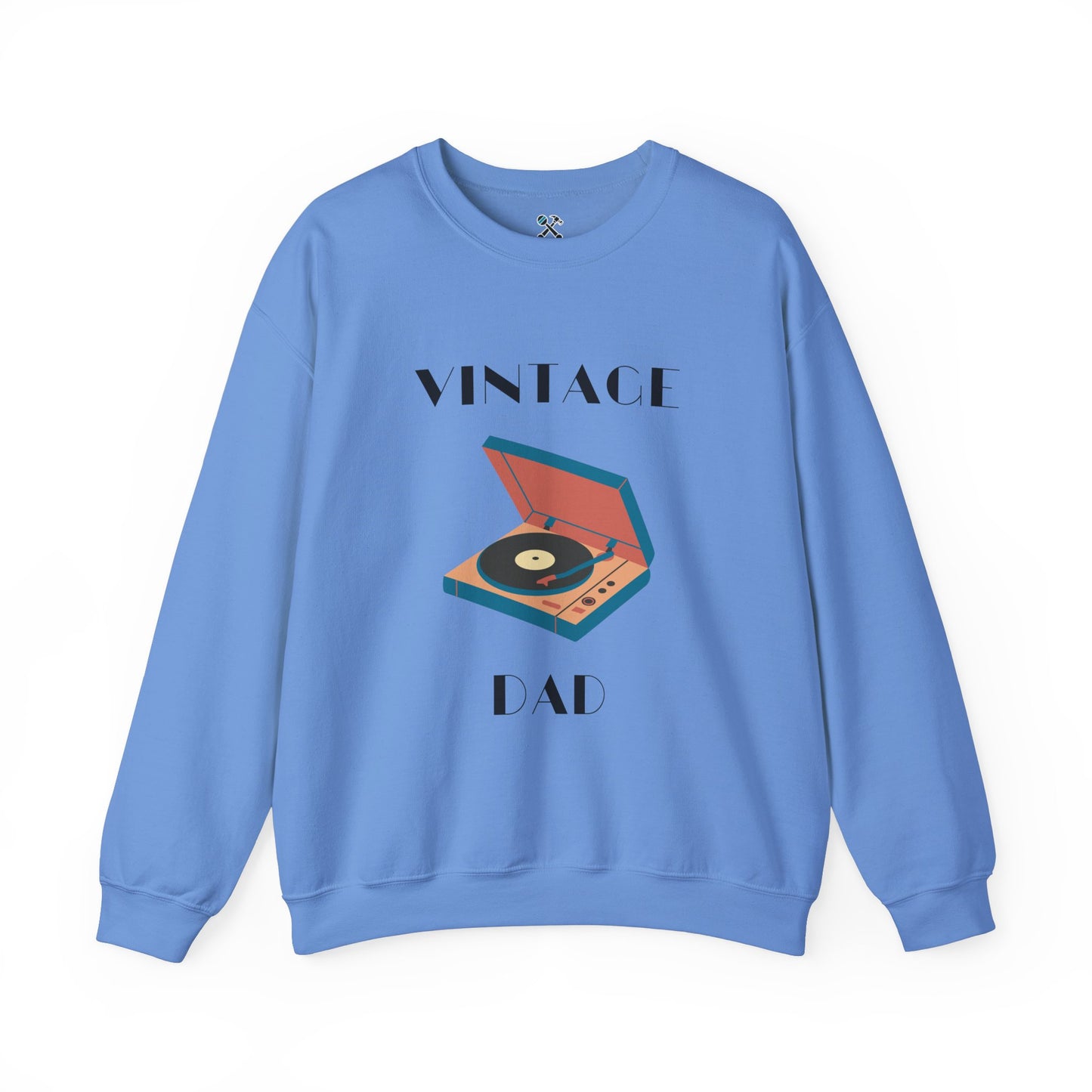 Vintage Dad Heavy Blend™ Crewneck Sweatshirt Carolina Blue Sweatshirt