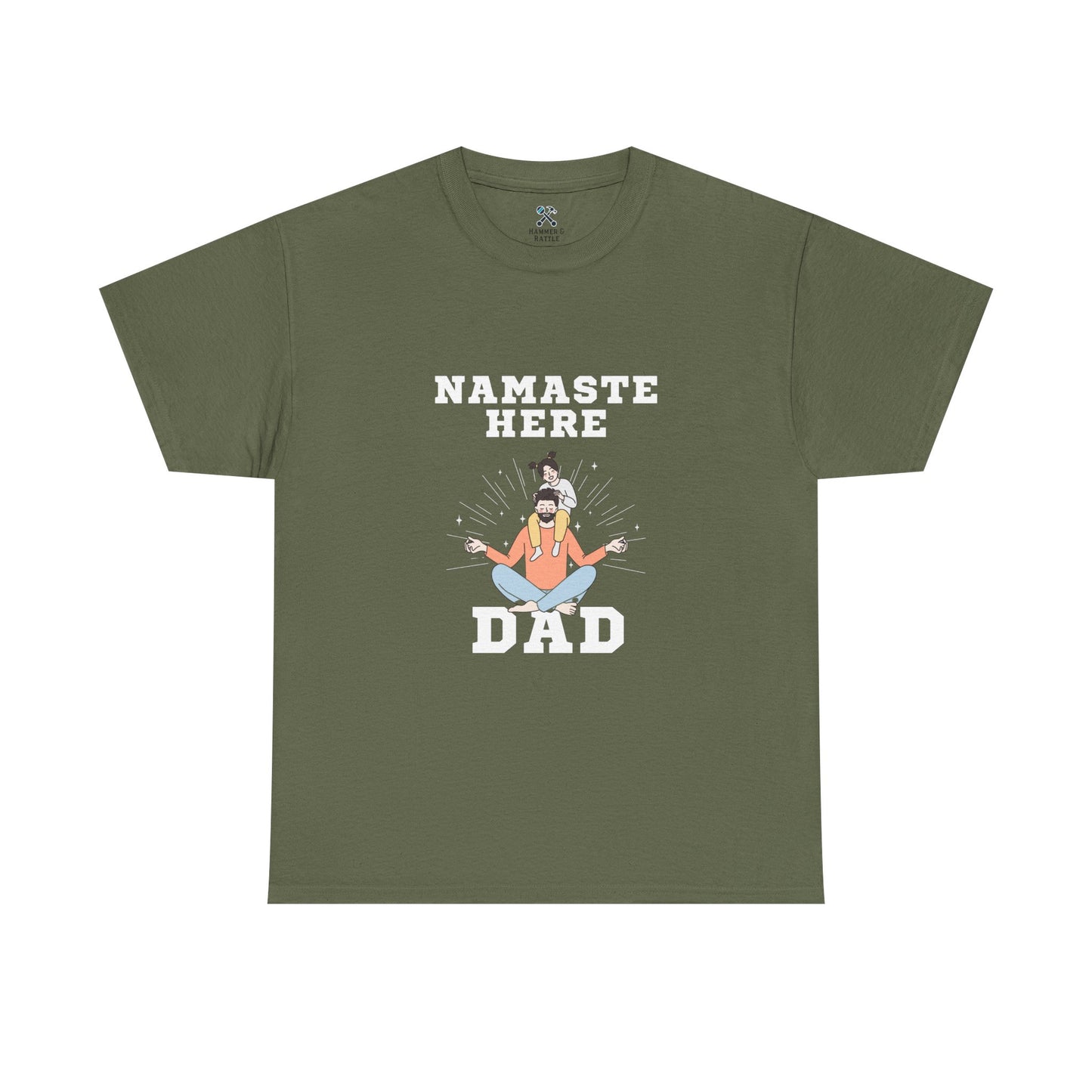 Namaste Here Dad Tee