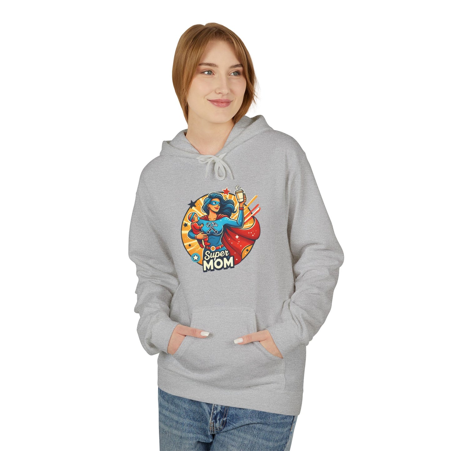 Mom of Steel Fleece Hoodie