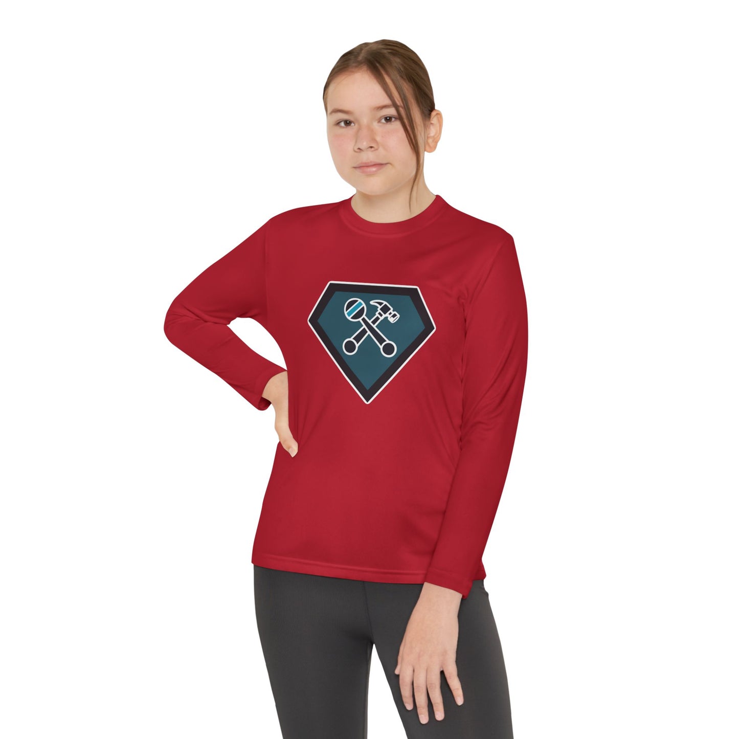 Super Kid Youth Long Sleeve Competitor Tee