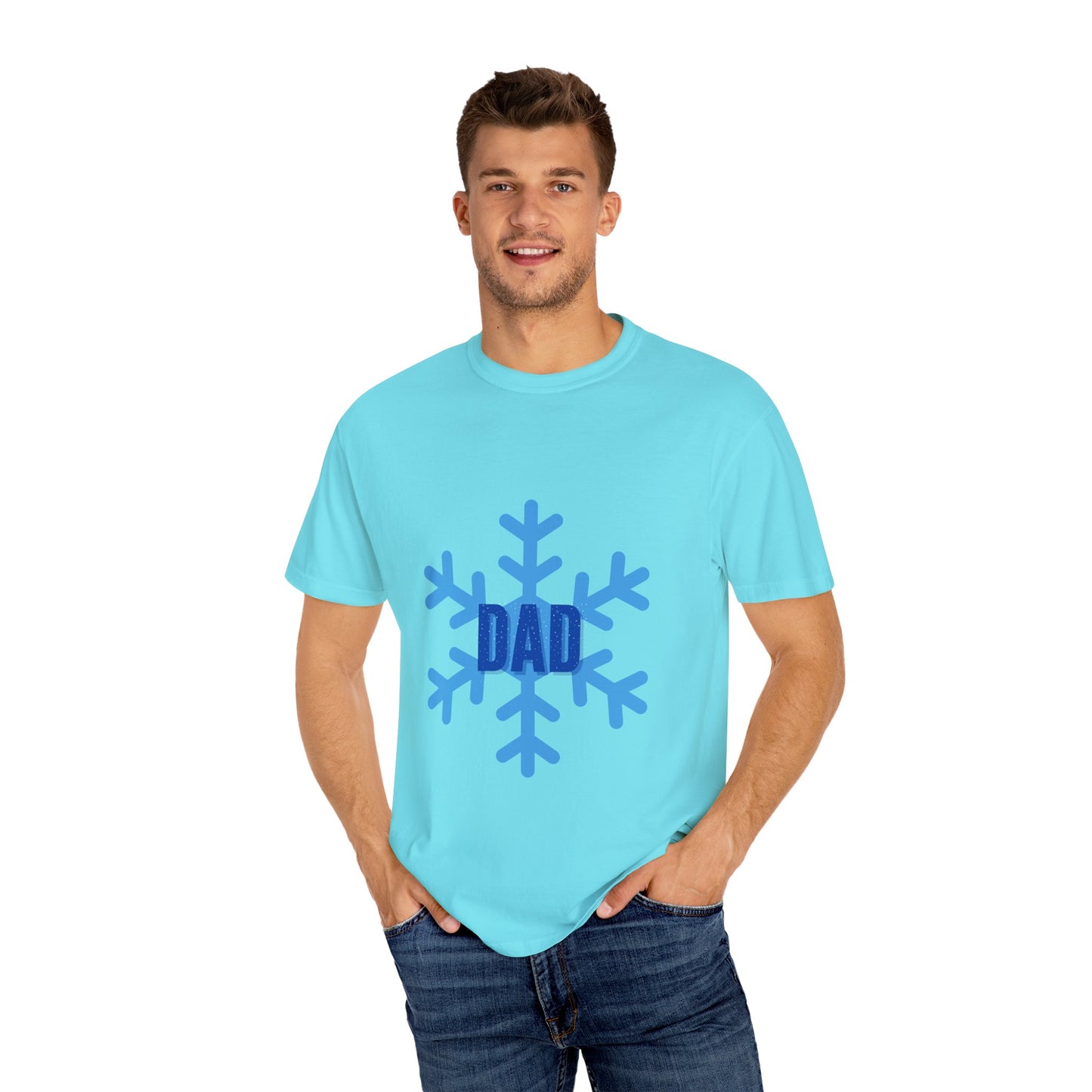 Cool Dad Snowed In Tee Lagoon Blue T-Shirt