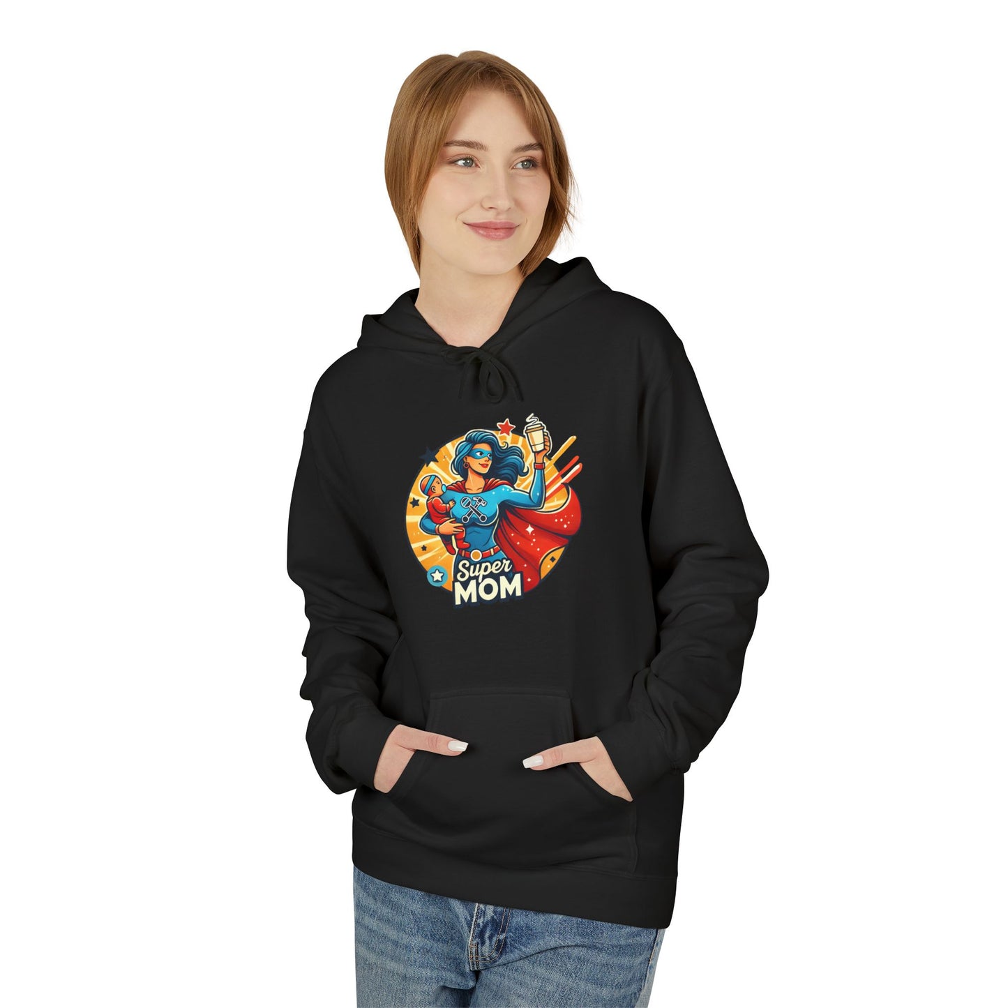 Mom of Steel Fleece Hoodie