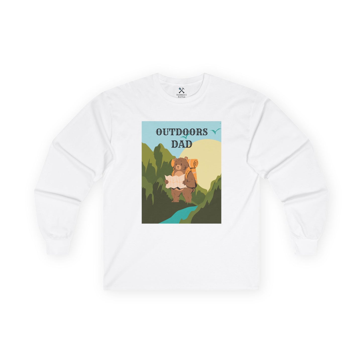 Outdoors Dad - Bear Edition Long Sleeve Tee