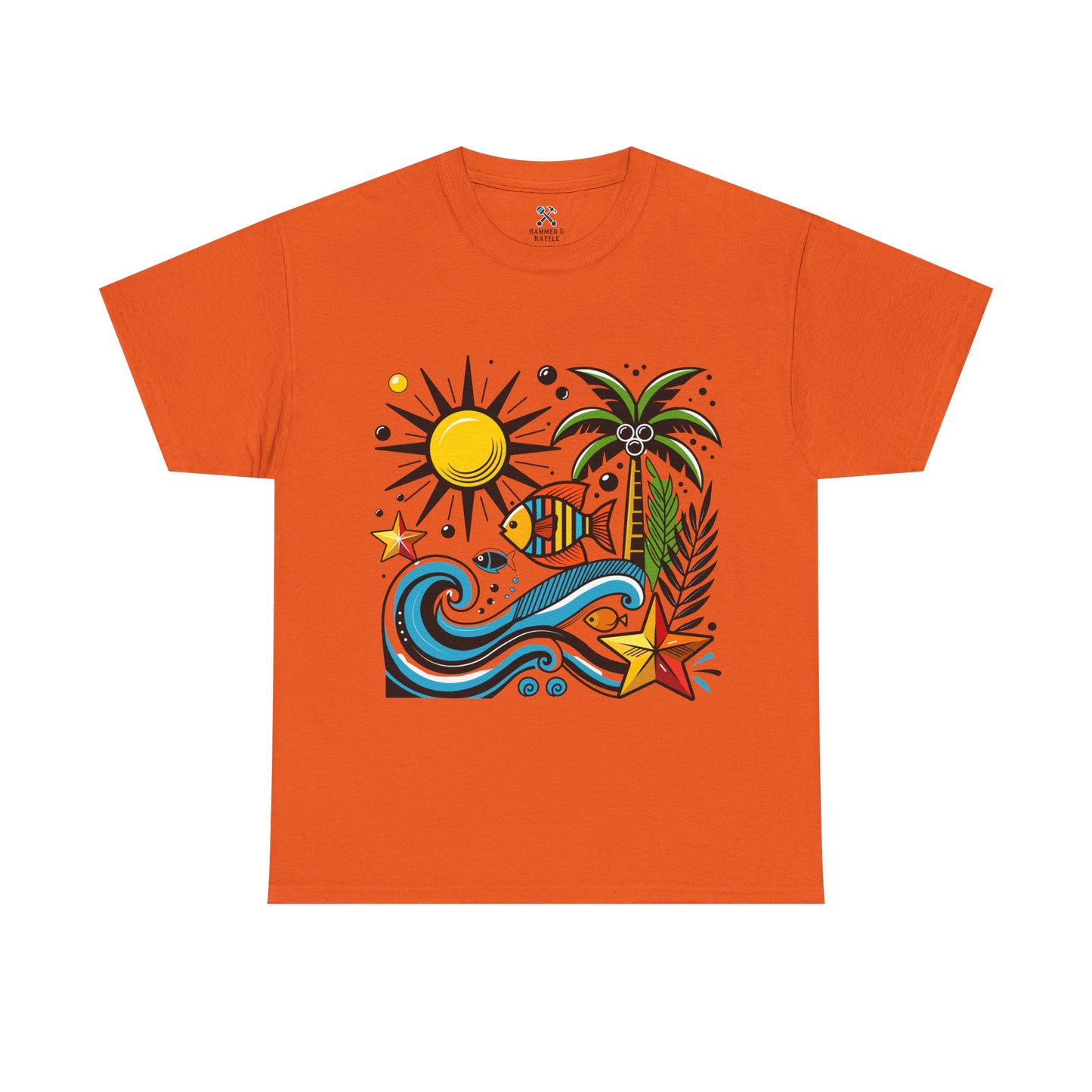 Paradise in Pattern High Contrast Tee