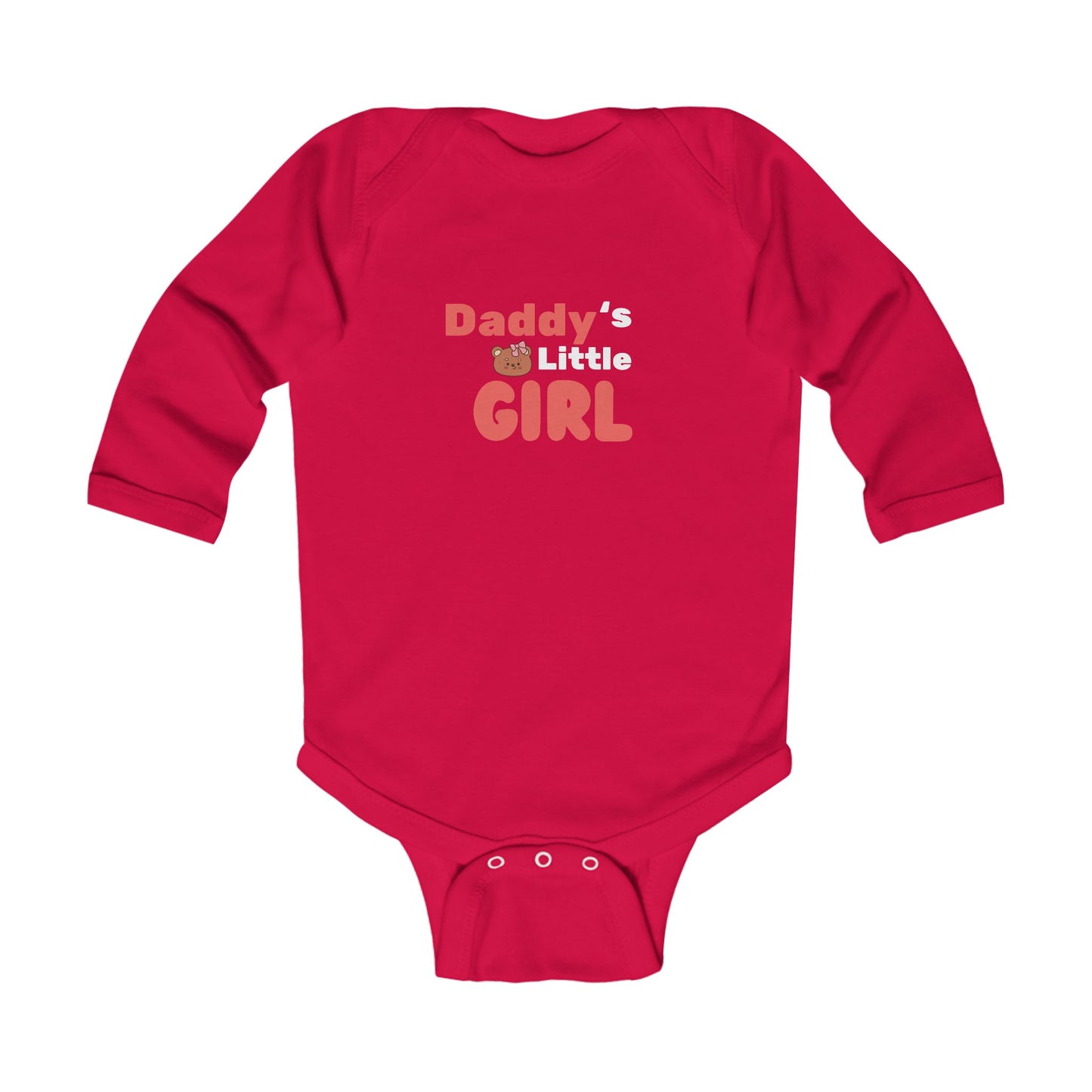 Daddy's Little Girl Baby Long Sleeve One-piece