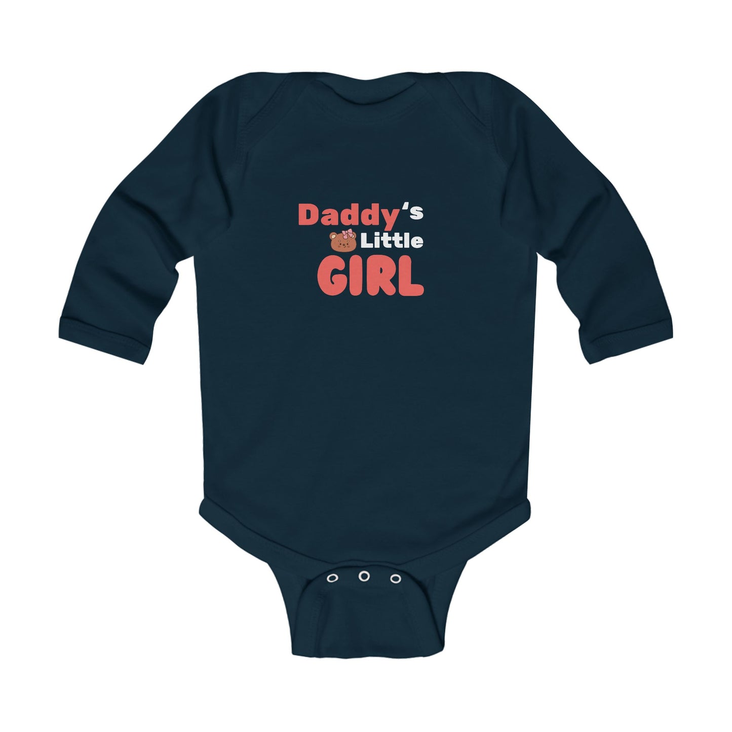 Daddy's Little Girl Baby Long Sleeve One-piece