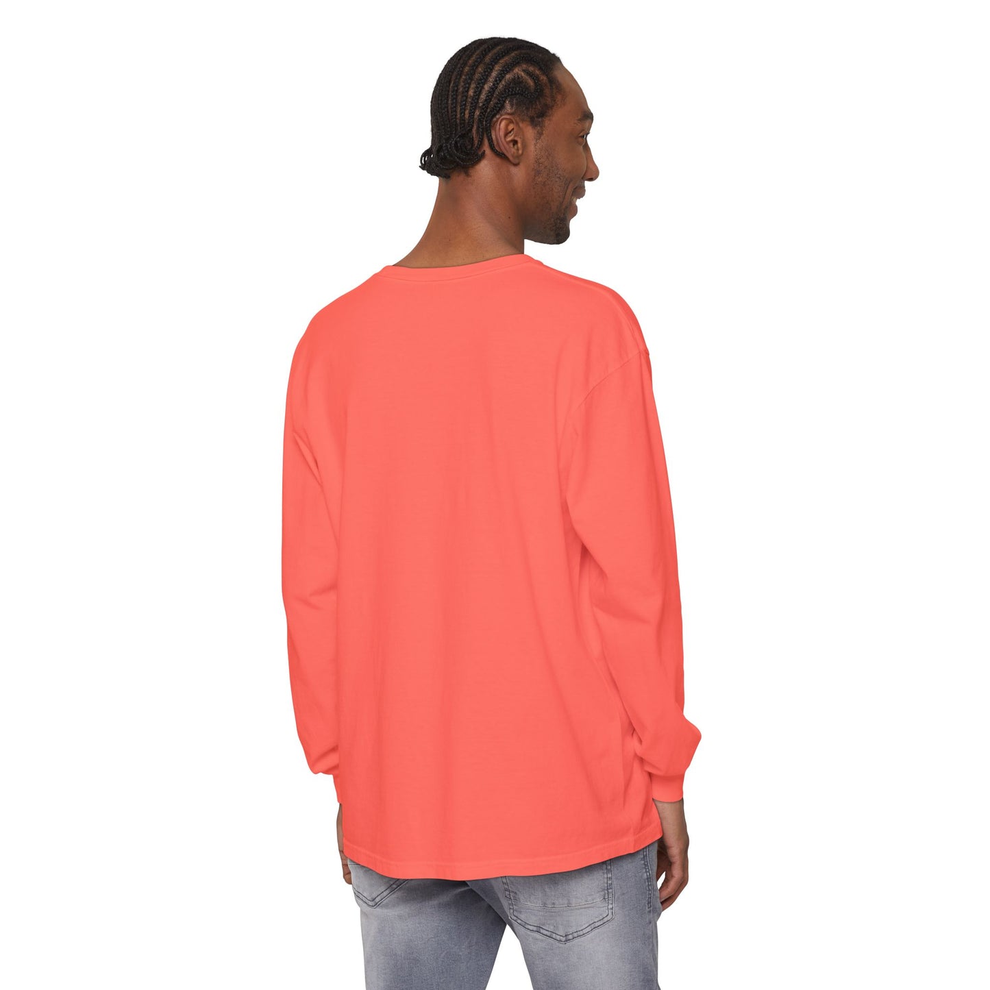 Namaste Here Dad Long Sleeve Tee Berry Long-sleeve