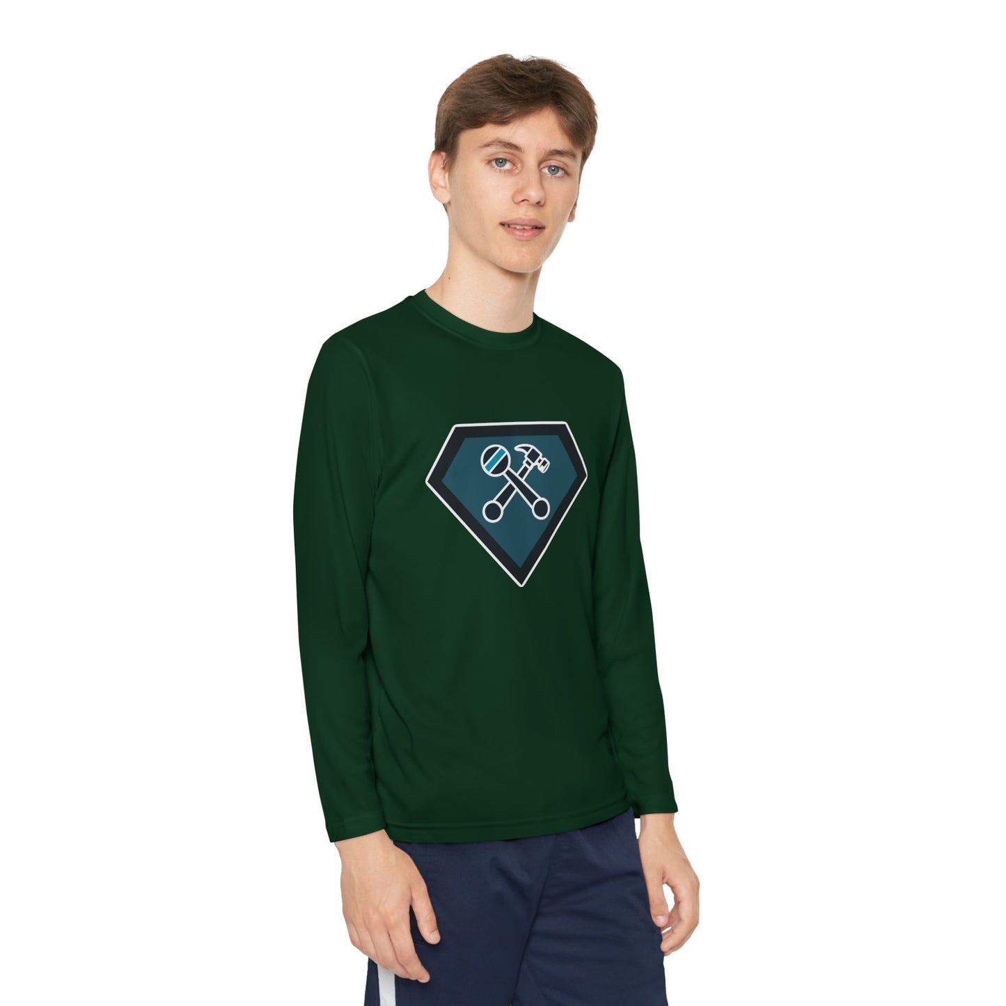Super Kid Youth Long Sleeve Competitor Tee