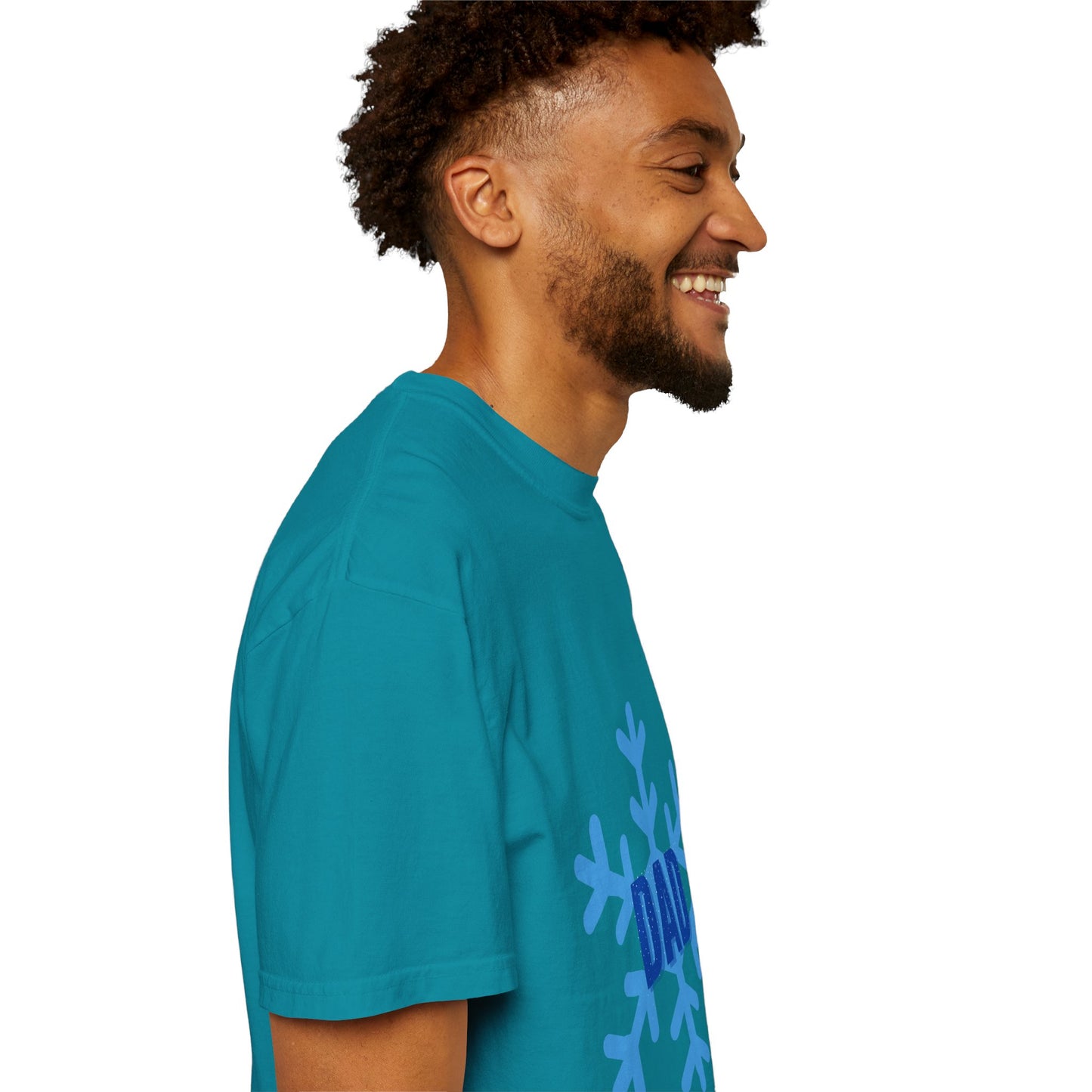 Cool Dad Snowed In Tee Topaz Blue T-Shirt