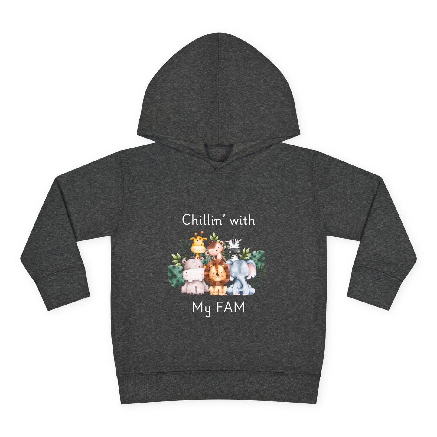 Chillin with My Fam Toddler Fleece Hoodie