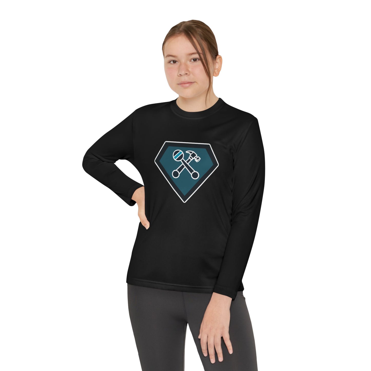 Super Kid Youth Long Sleeve Competitor Tee