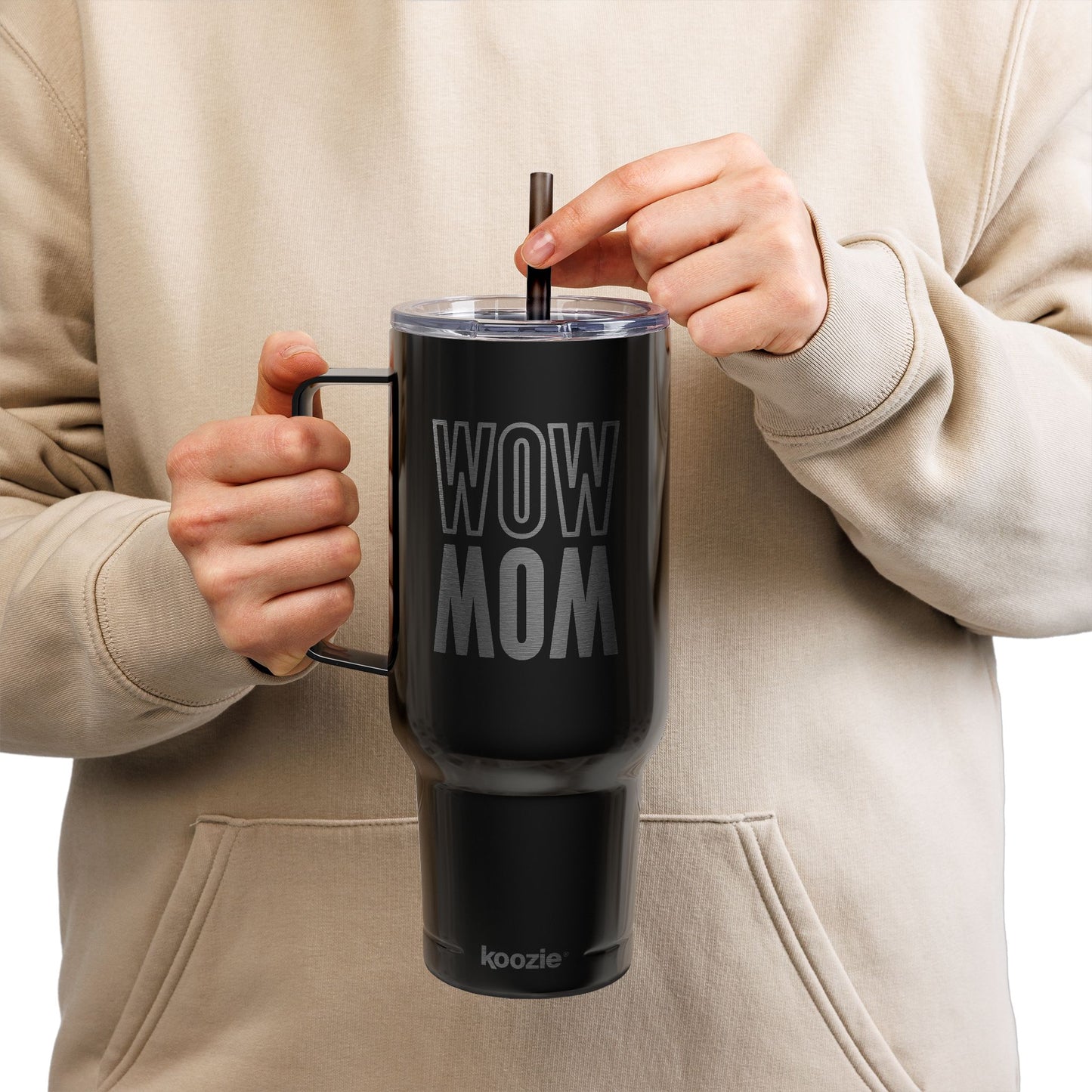 WOW MOM Tumbler, 40oz (Engraved)