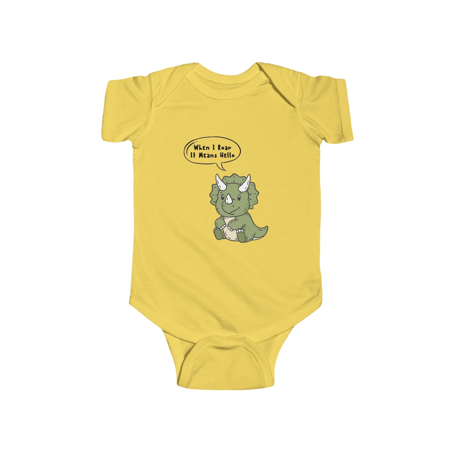 Roar Means Hello Baby One-piece