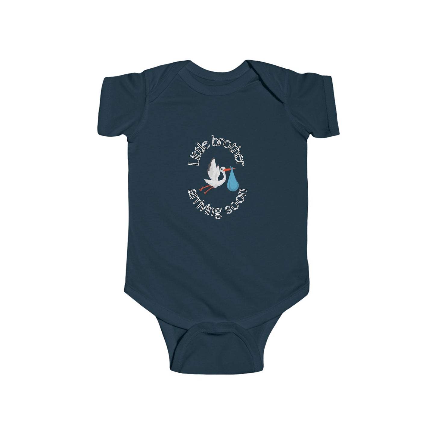 Little Brother Arriving Soon Baby One-piece